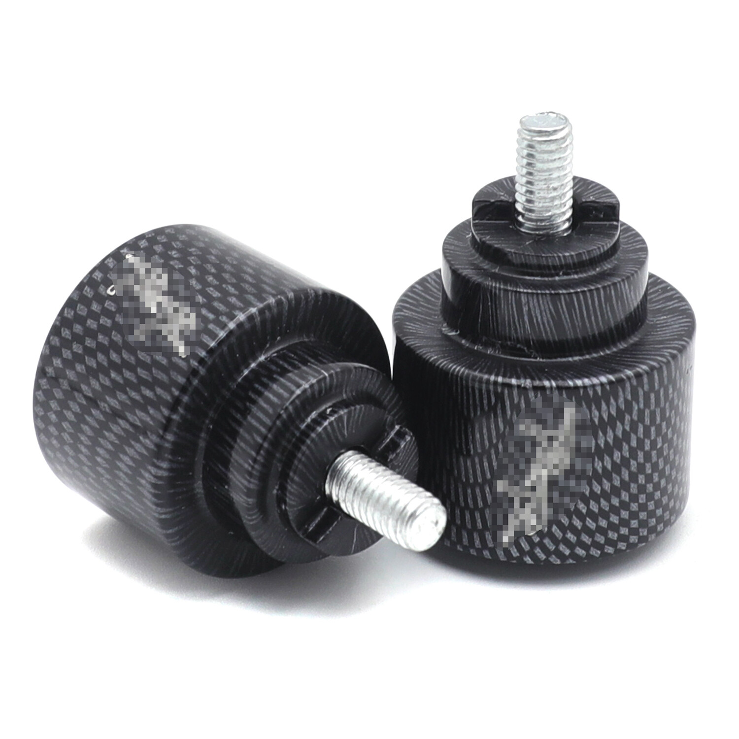 Carbon Bar Ends Logo Hand Grip Handlebar End Caps For Honda CBR 900RR 1993-1999