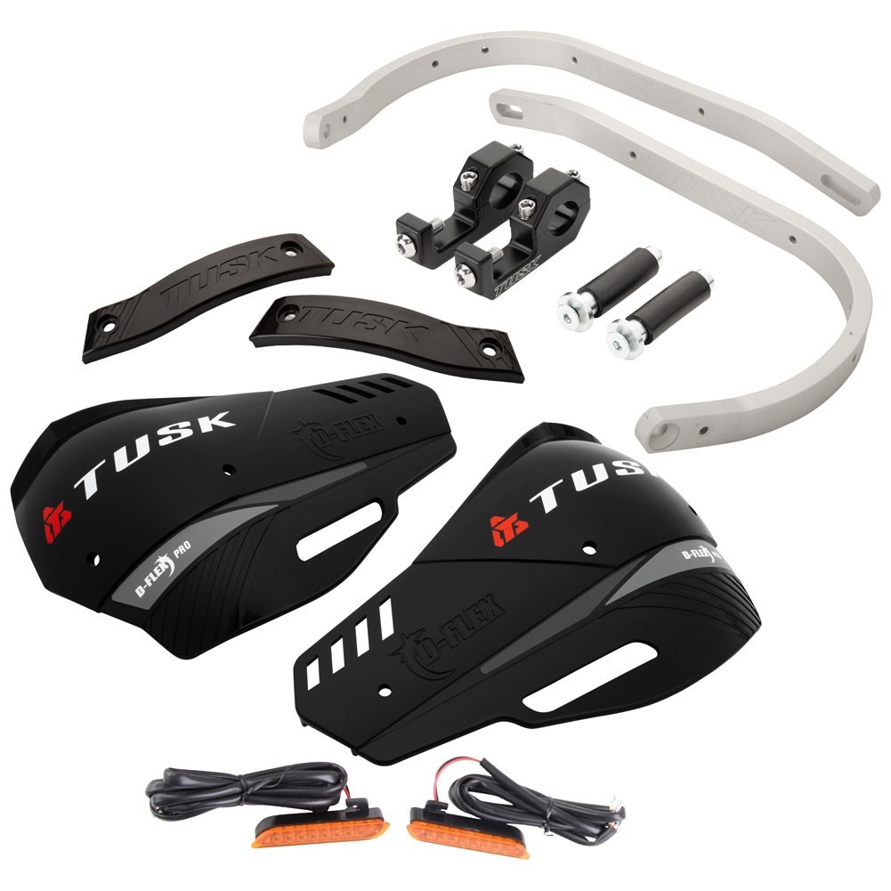 Tusk D-Flex Pro Adventure Handguards with Turn Signals for 7/8″ Bars