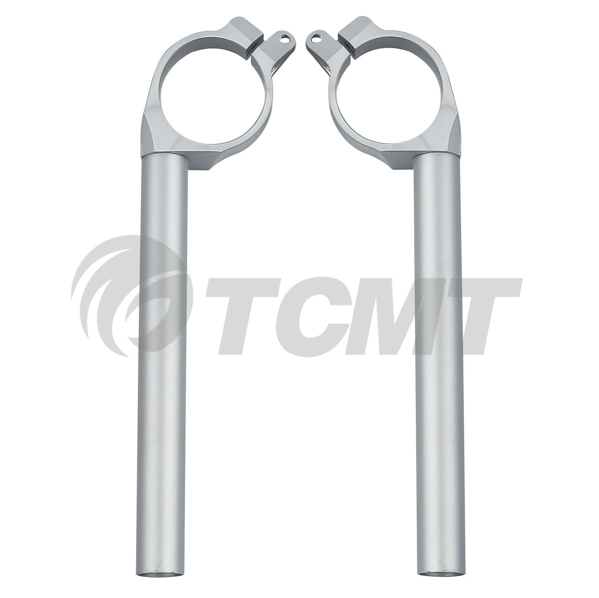 50mm Handlebar Handle Bar Clip On Silver Fit For Yamaha YZF R1 1998-2001 99 2000