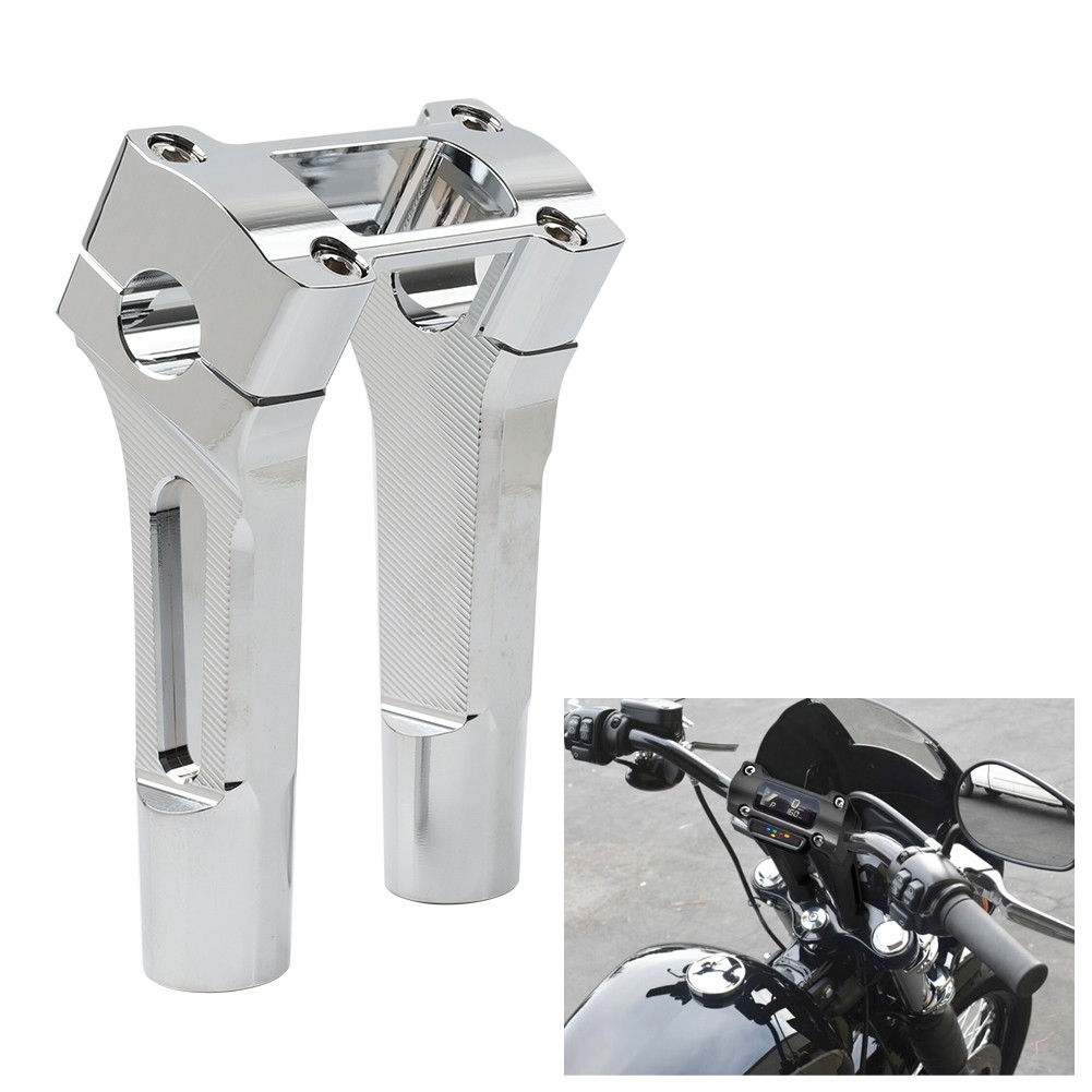 6 inch Pullback Handlebar Riser For Harley Dyna M8 Softail Street Bob 18-2021