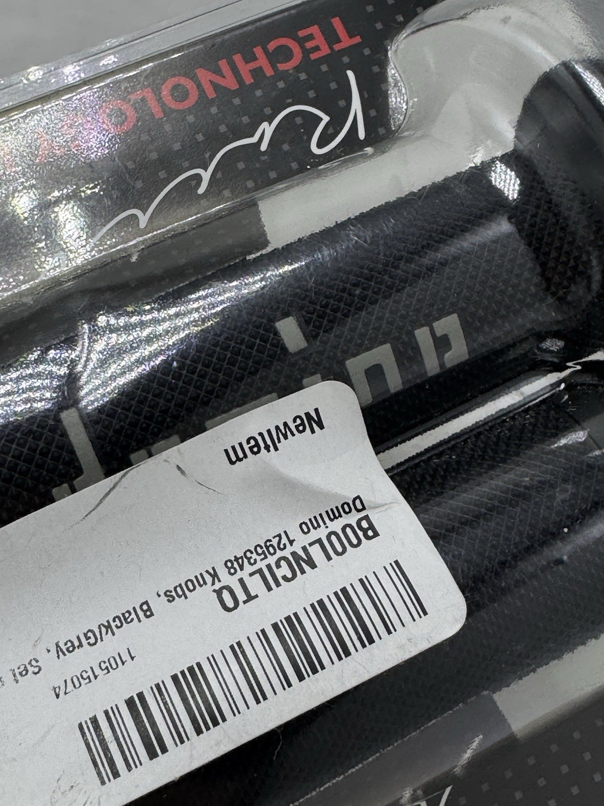 Domino A010 MotoGP Grips – Black/Grey, 125mm / Open Ends A01041C5240B7-0