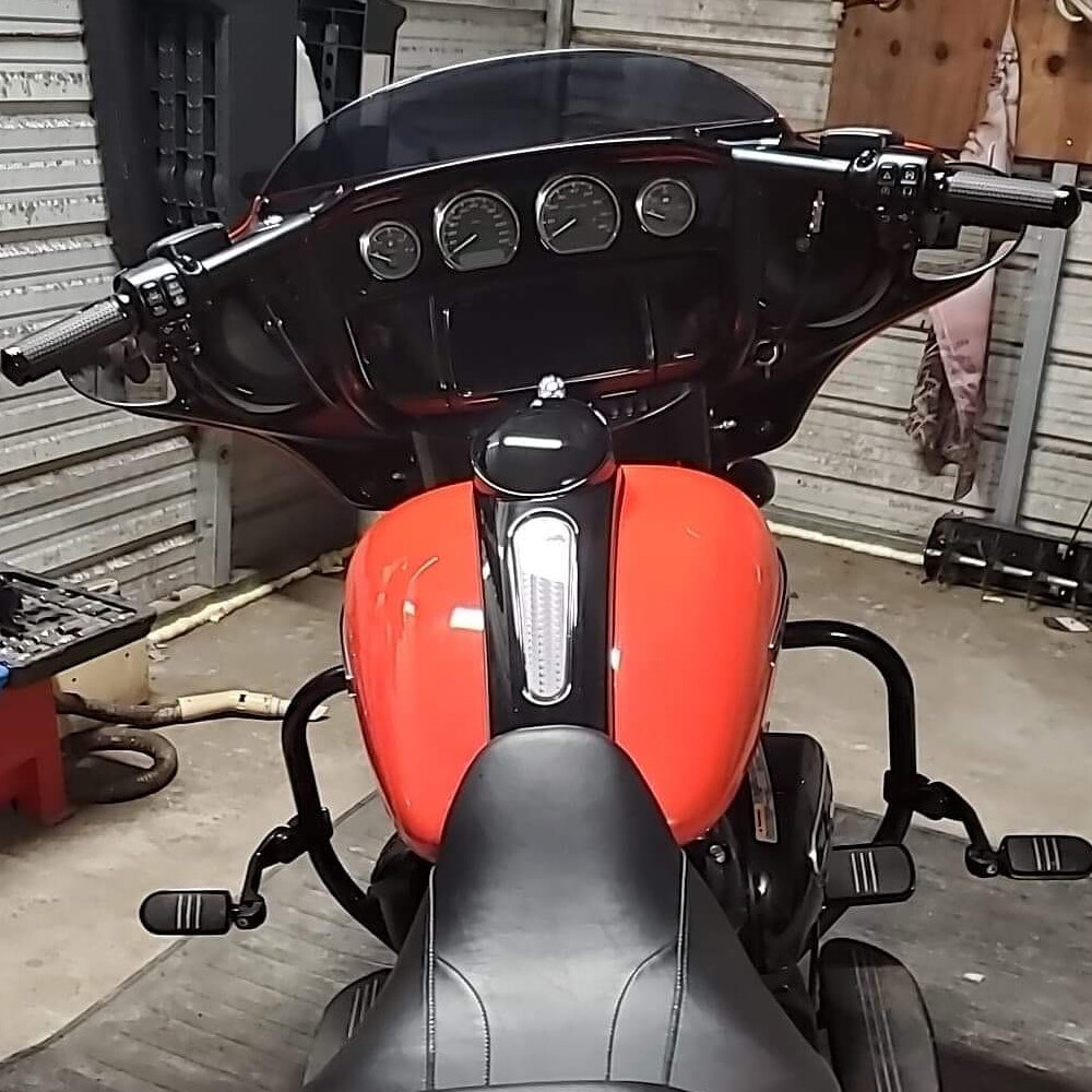 12″ Inch Handlebar Rise Ape Hangers For Harley Touring Electra Street Glide 82+