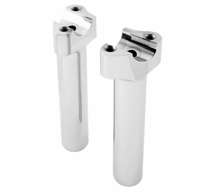 Handlebar Risers 6.5 INCH FXST style chrome risers harley davidson touring dyna
