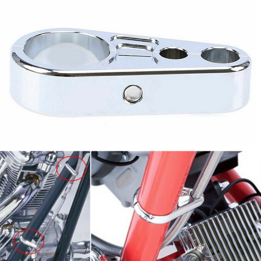 New Bracket Car Accessories 1″ 25mm Anti-Wear Approx 7cm Chrome Clamp