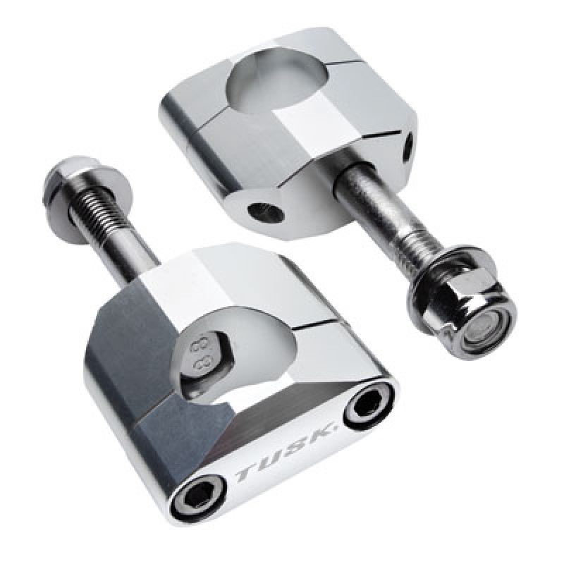 Tusk Handlebar Clamp Kit 1 1/8″ Fat Bar Mounts CNC Aluminum Universal 1564120001