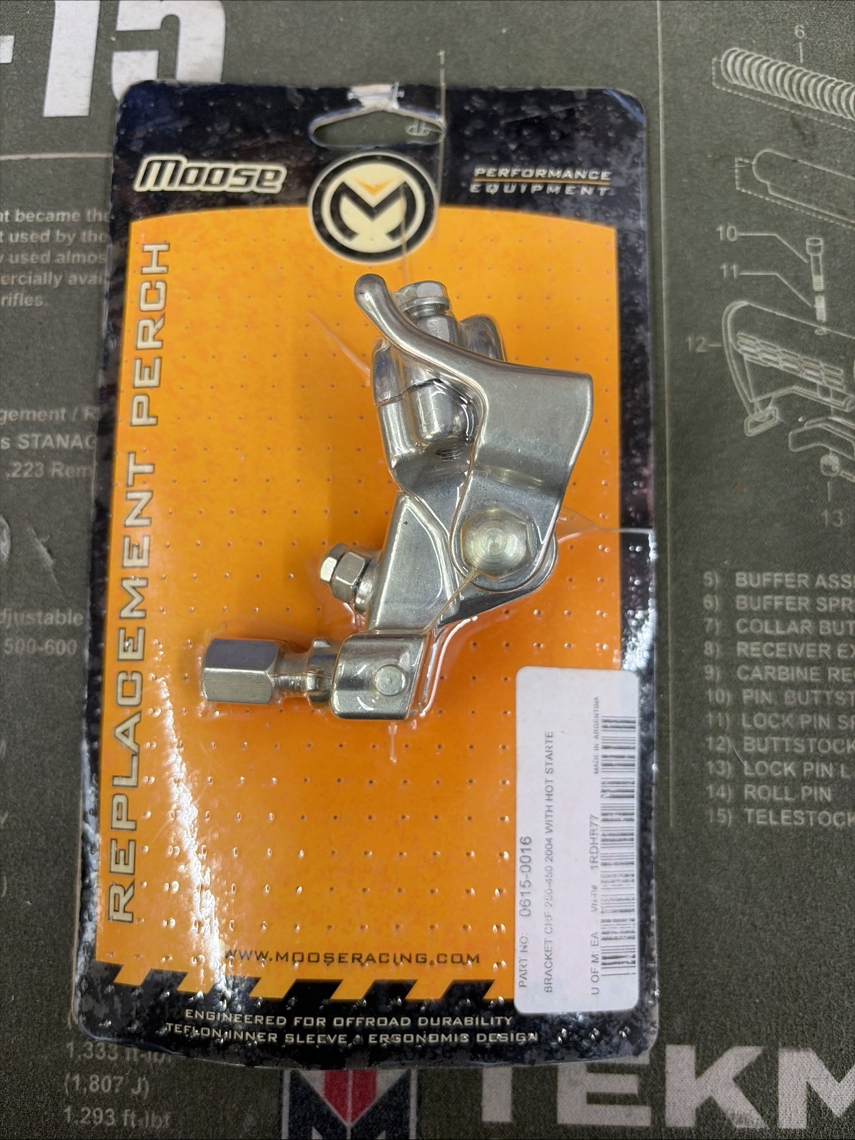 Moose Racing – 1RDHB77 – Standard Clutch Perch with Hot Start Lever, Polished