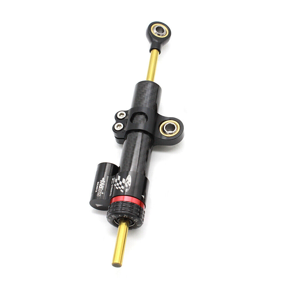 10 Inch Stabilizer Steering Damper Black / Silver For Suzuki GSXR750 1986-2024