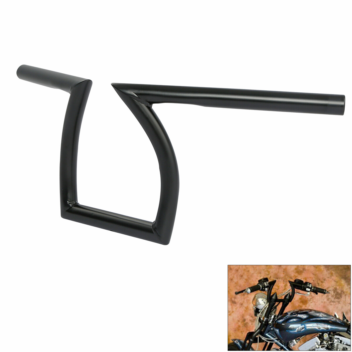 Handlebar 1″ Z Bar For Harley Sportster XL 883 1200 Softail Dyna Motorcycle