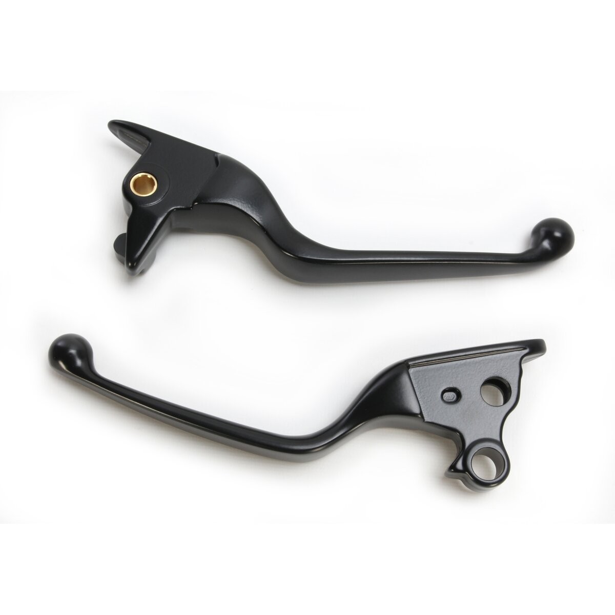 Drag Specialties Matte Black Wide Blade Lever Set – 0610-1683