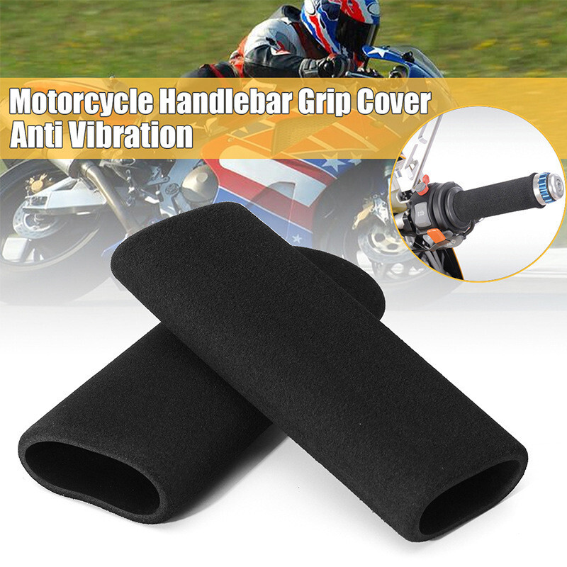 Motorcycle Bicycle Handlebar Cover Slip-on Anti Vibration Comfort Handlebar Grip