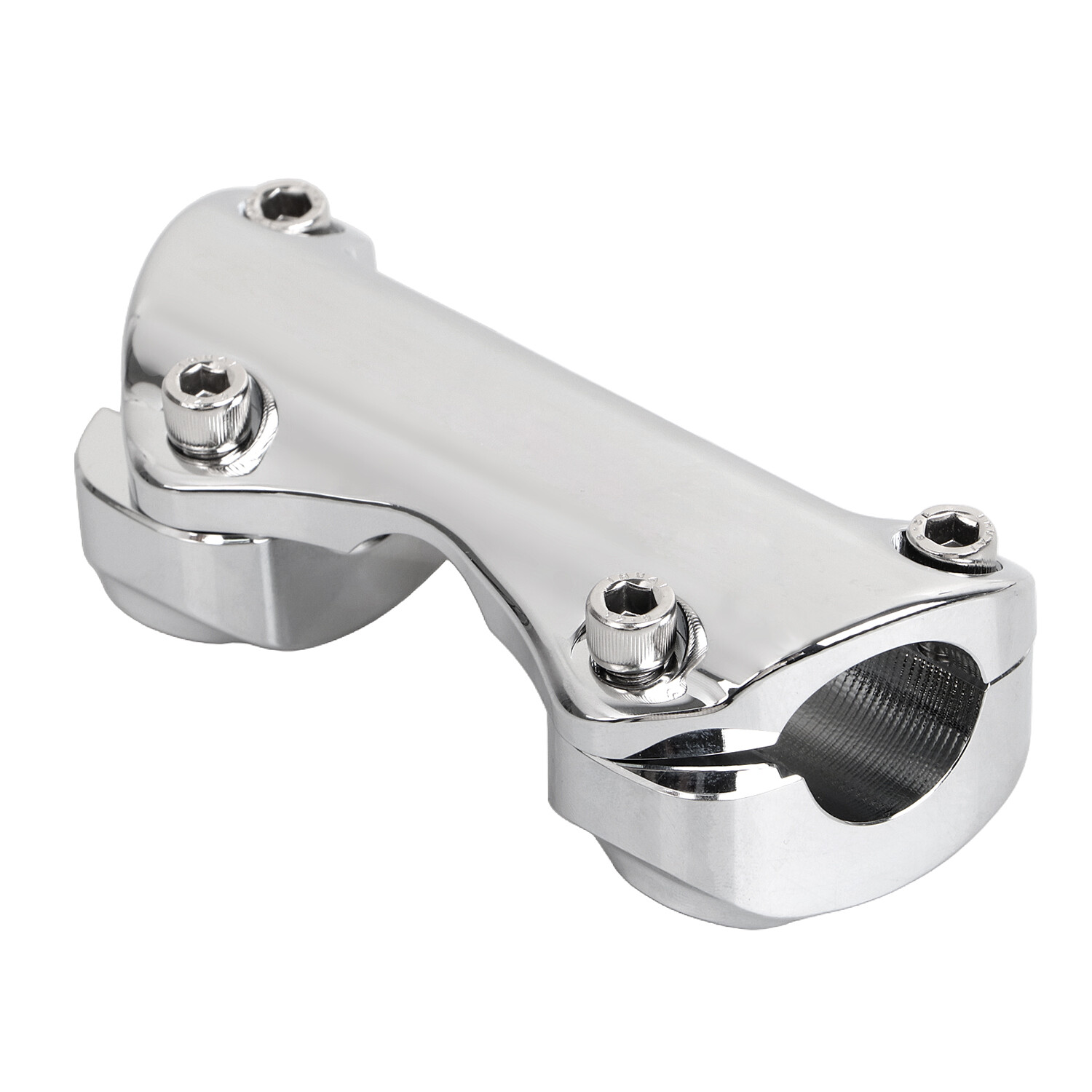 Chrome 1” Handlebar Riser Top Clamp For Harley Electra Road Glide Ultra Limited