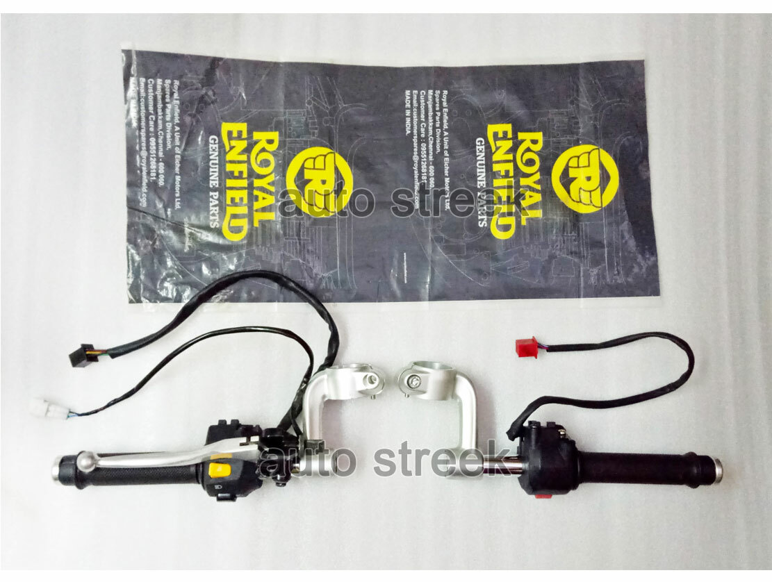 Genuine Royal Enfield LH & RH Complete Handlebar Assembly For GT Continental 650