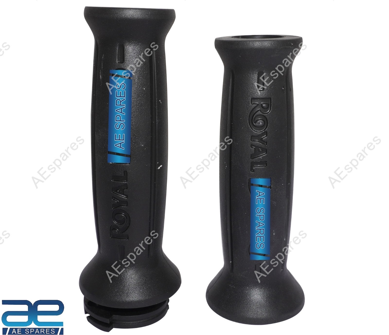 Handlebar Grip Set Black For Royal Enfield Interceptor GT Super Meteor 650 @RE