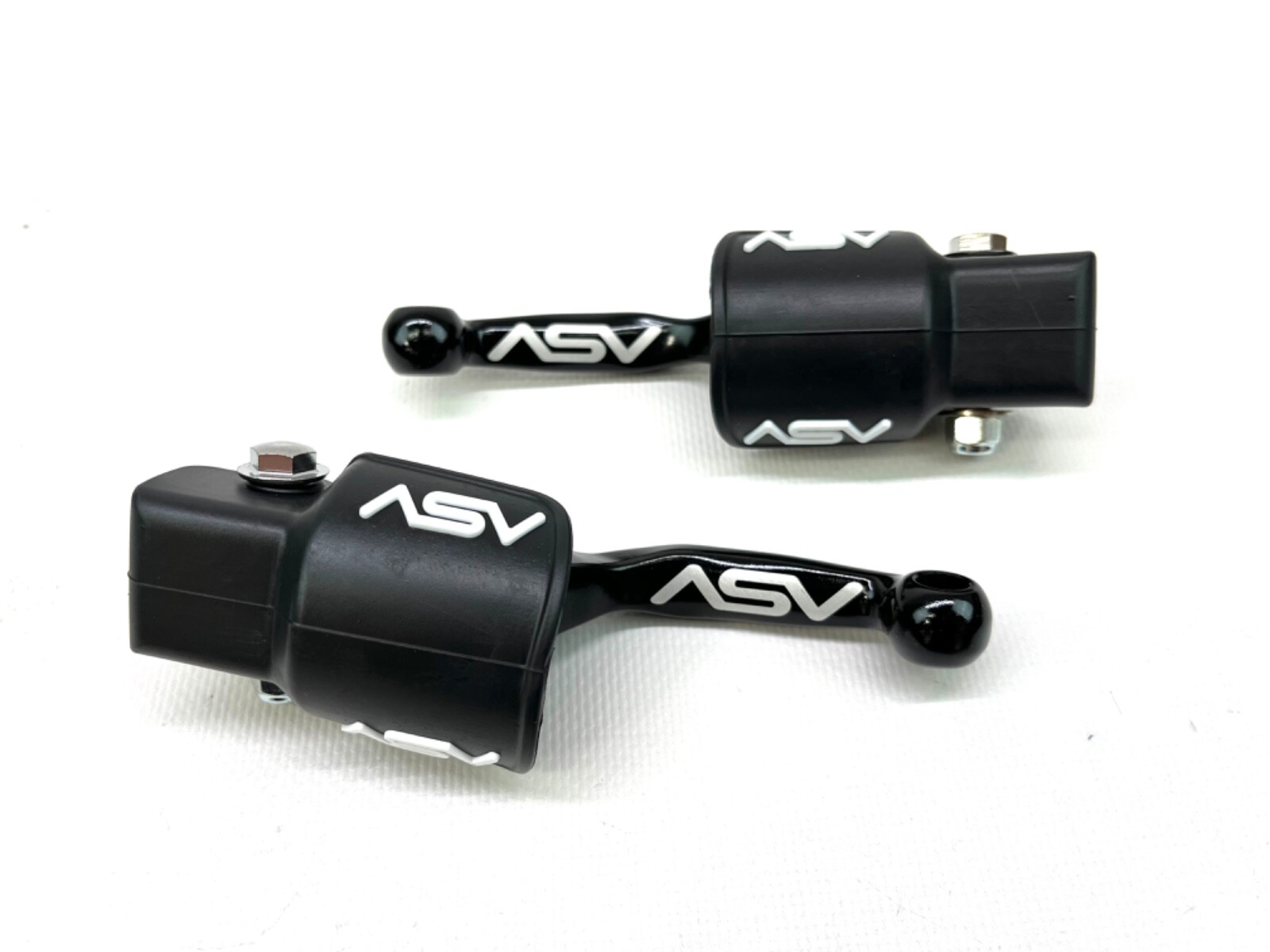 ASV F4 Brake & Clutch Levers Shorty Black 2019-2023 KX450/X 2021-24 KX250/X