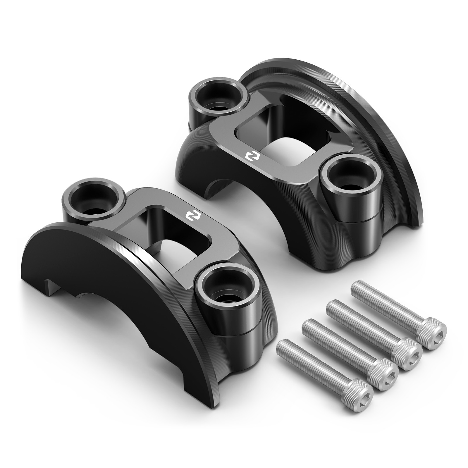Brake Clutch Perch Half 1″ Handlebar Clamps Pair For Harley Street Glide FLHXS