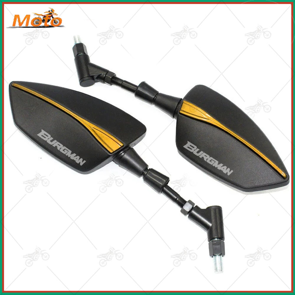 For Suzuki Burgman 2003-2023 Motorcycle Mirrors Rear View Housing Side 2 PCS