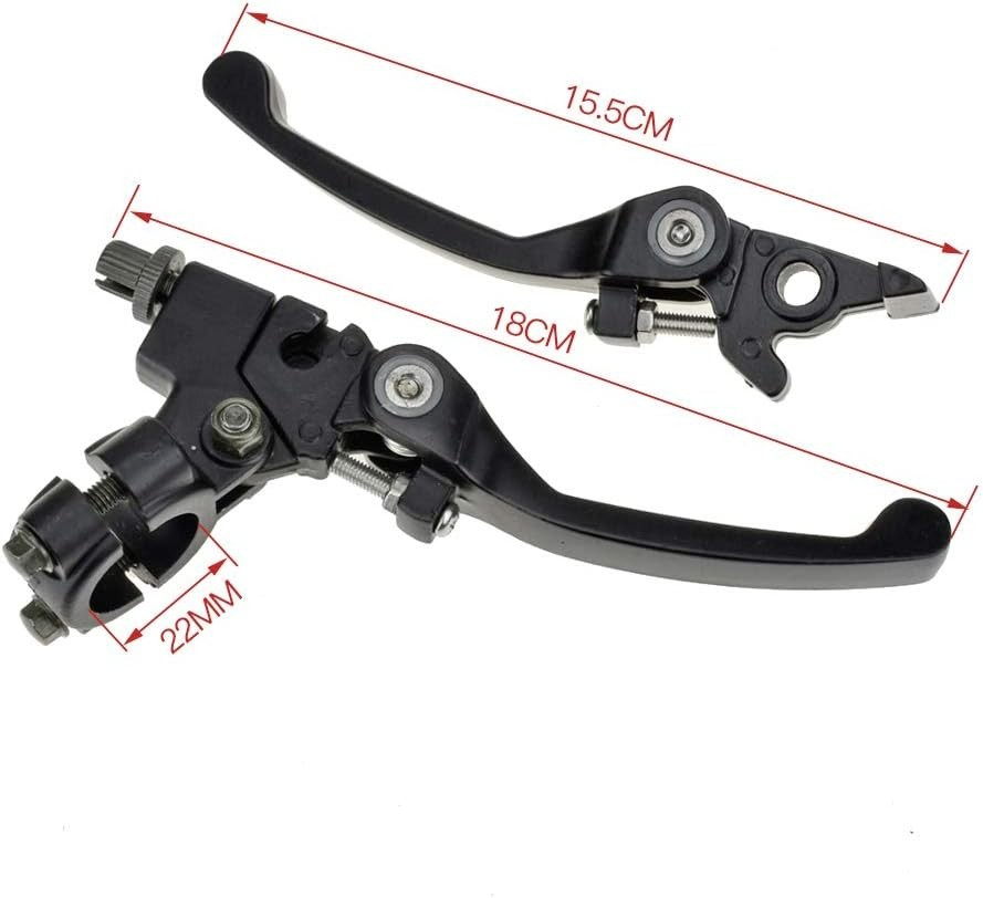 Durable Aluminum Black Chrome Clutch Brake Lever – Fits 110cc to 150cc Bikes