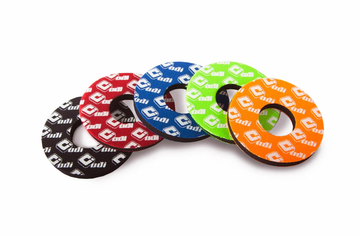 ODI Grip Donuts, Foam Blister Protection for Motocross Grips, Dirt Bikes, Black