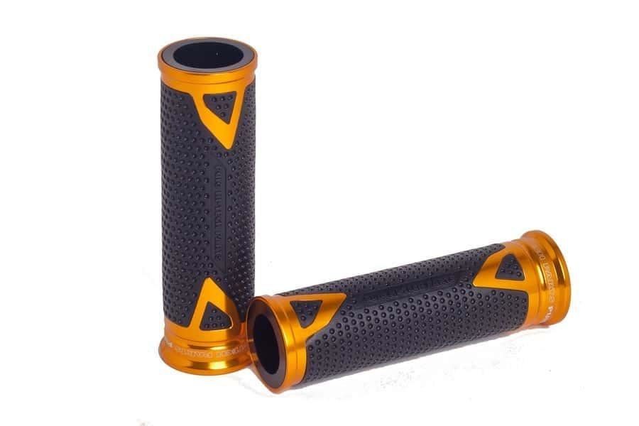 Puig Gold Radikal Grips 123mm Length for 22mm Handlebars Universal