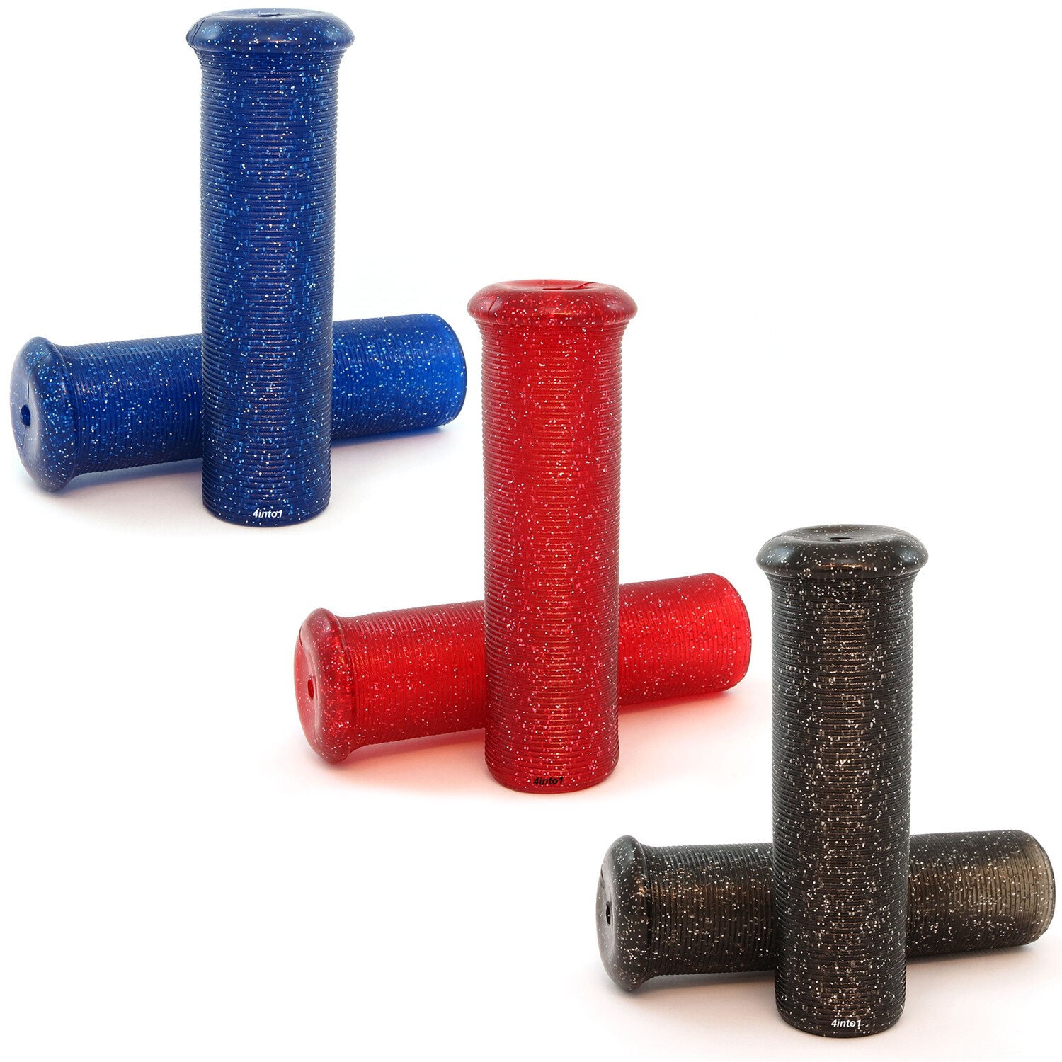Stardust Metal Flake Sparkle Vintage Motorcycle Grips – 7/8″ – CHOOSE COLOR