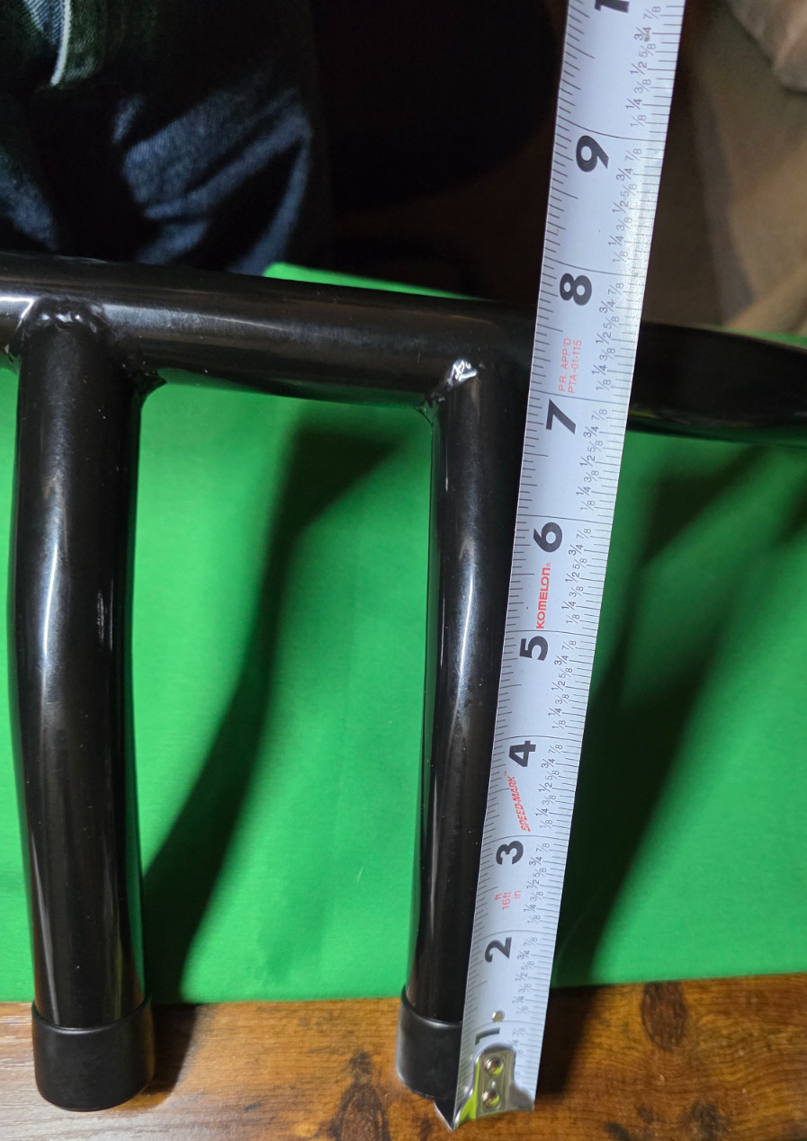 Emgo 07-93411B 1″ T-Bar Handlebar 6″ Black