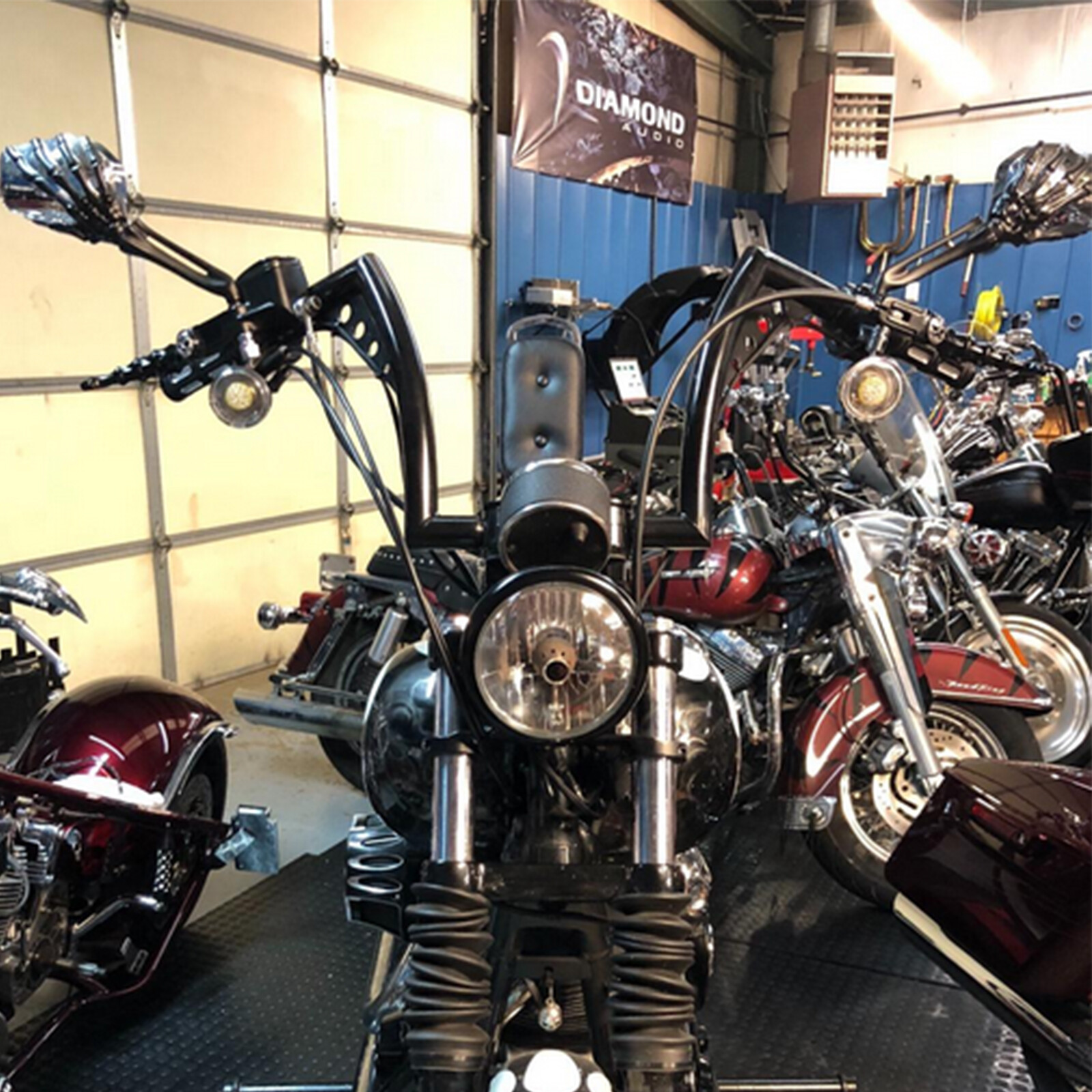 For Harley Softail Dyna Sportster XL 10″ 12″ 14″ 16″ Rise Ape Hanger Handlebar
