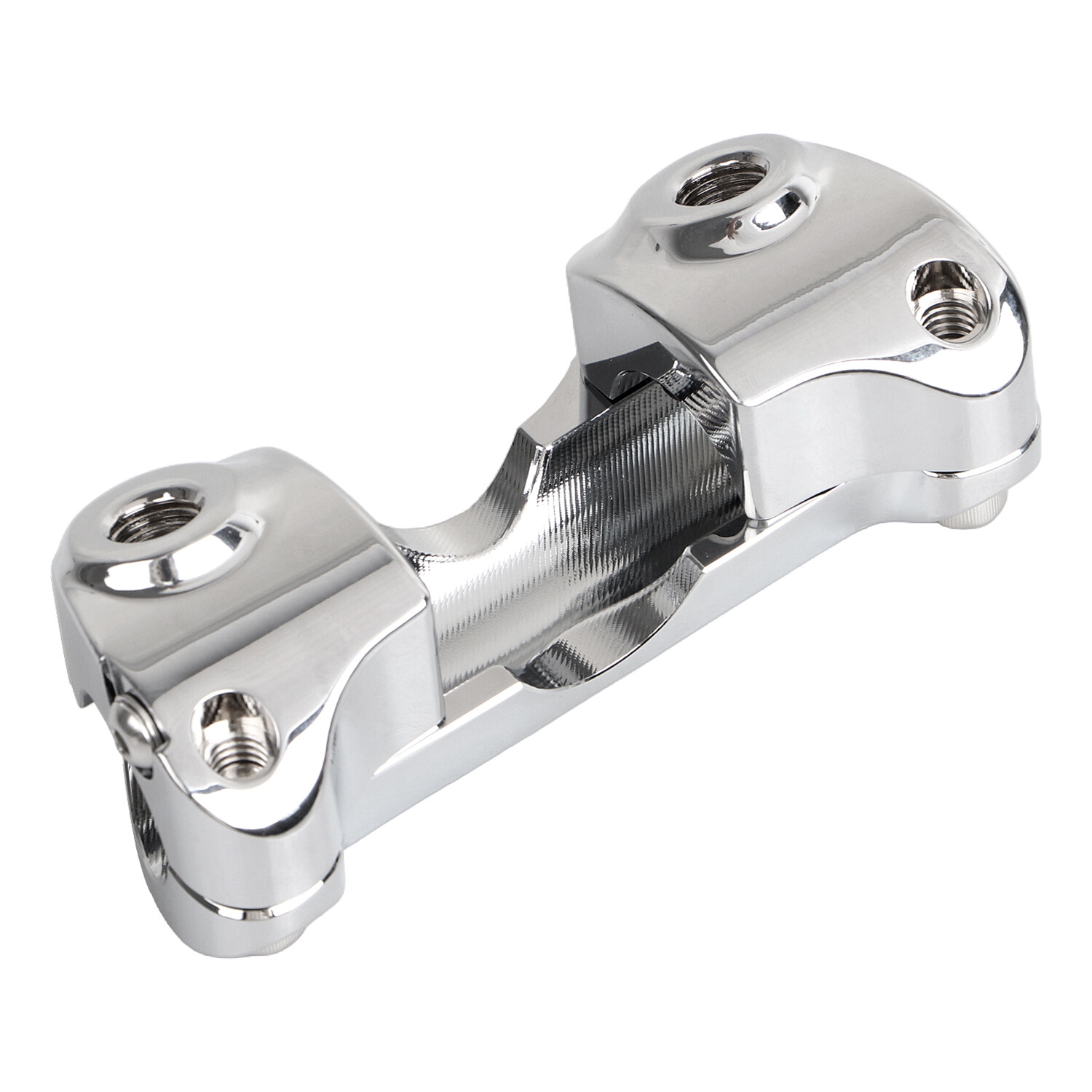Chrome 1” Handlebar Riser Top Clamp For Harley Electra Road Glide Ultra Limited