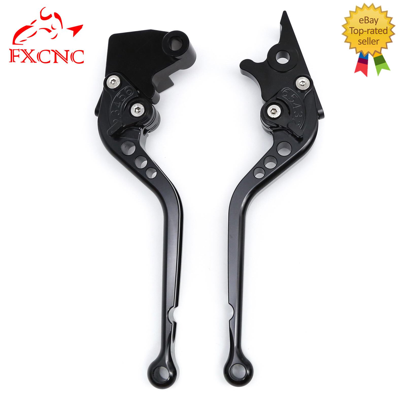 For Honda VTX1300 2003-2008 Magna 750 1994-2003 FXCNC Brake Clutch Levers Long
