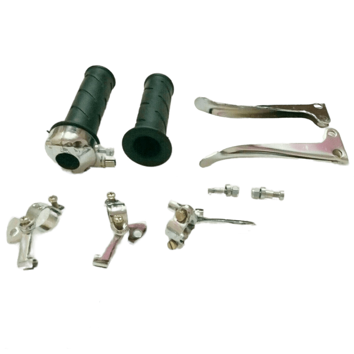 Fit For Royal Enfield Triumph BSA Early Model 7/8″ Handlebar Grip Lever Set