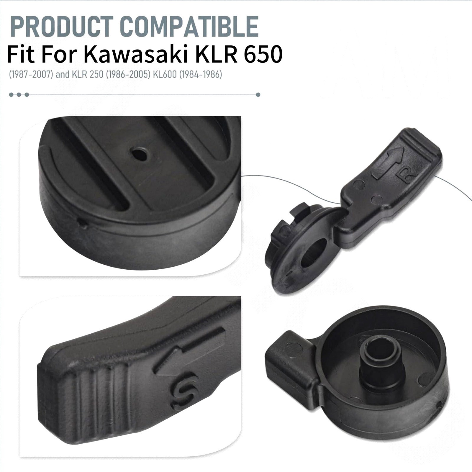 Durable Choke Lever Grip Replacement Part Kit for Kawasaki KLR650 Motorcycle