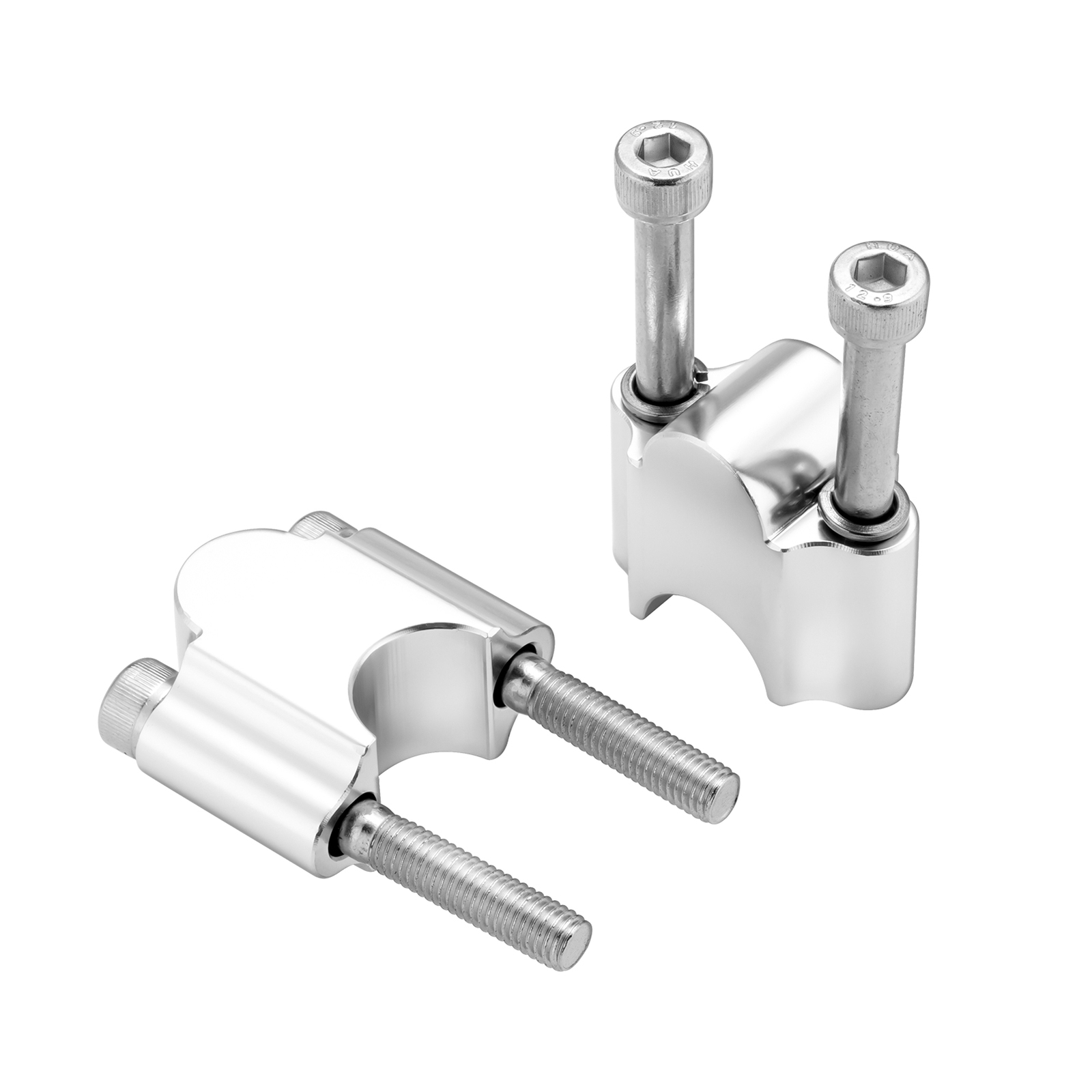 CNC Chrome Handlebar 7/8” 30mm Riser Kit Fit Universal Motorcycle ATV Dirt Bike