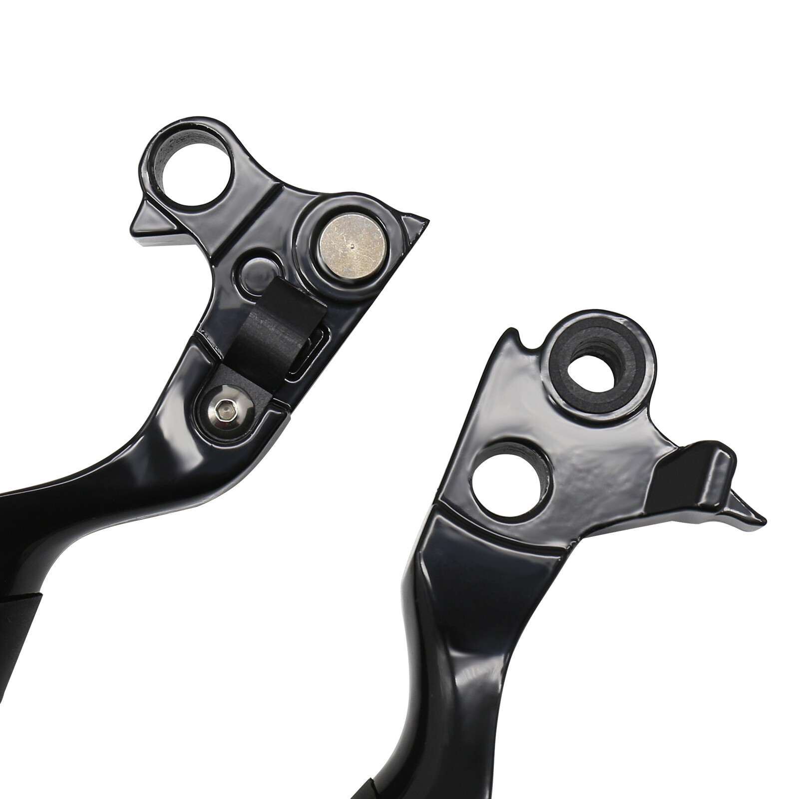 Gloss Black Brake Clutch Levers For 1996-2007 Electra Road Street Glide King