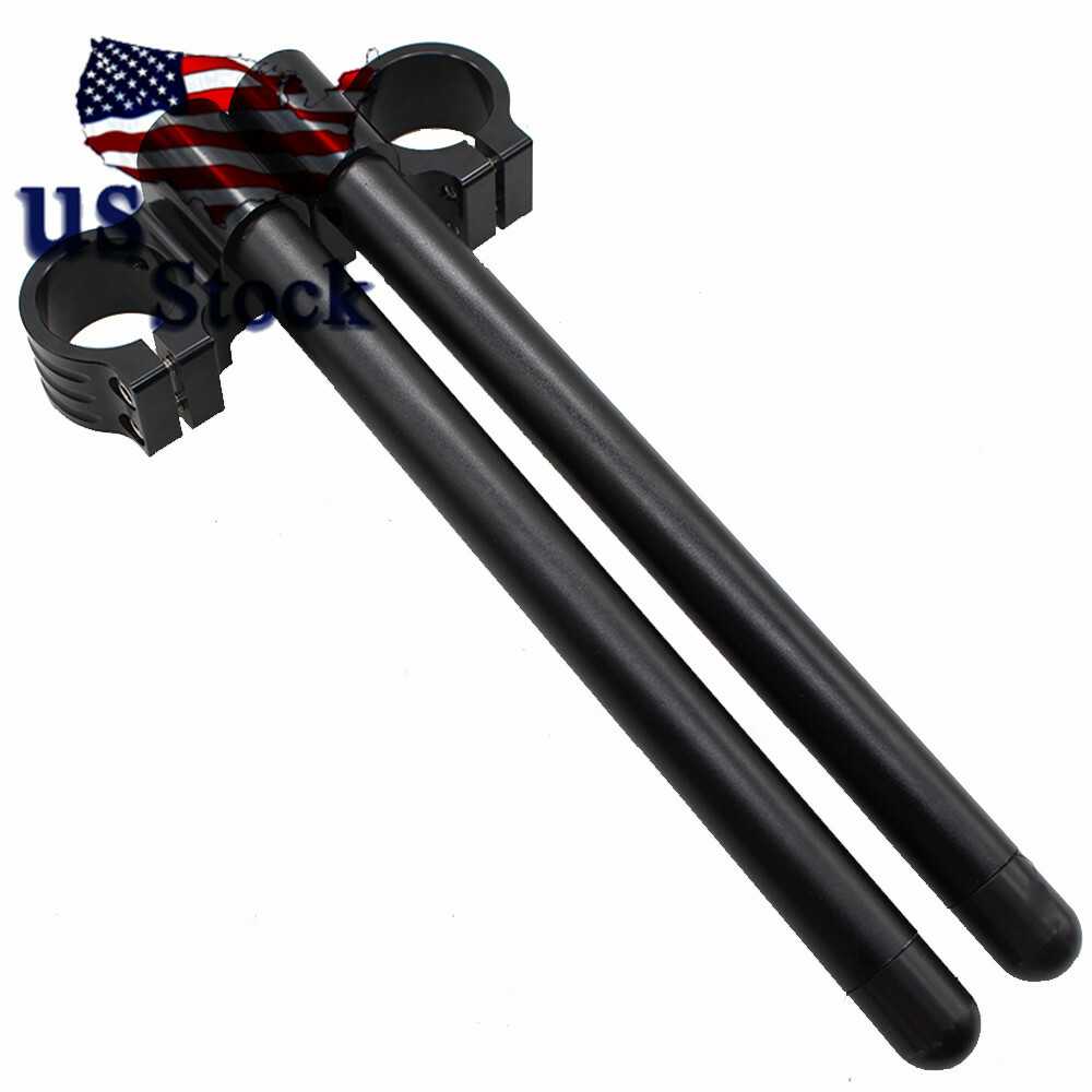 Motorcycle Clip On 7/8″ CNC Handlebar 51MM Fork Tube For Suzuki Yamaha Honda
