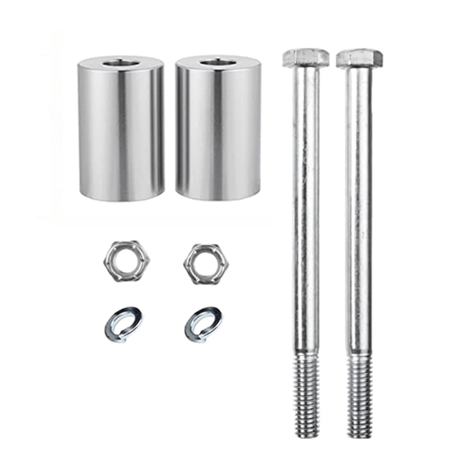 2 Rise Handlebar Risers Extension 1-1/4 Handlebars Spacers for Harley Touring…