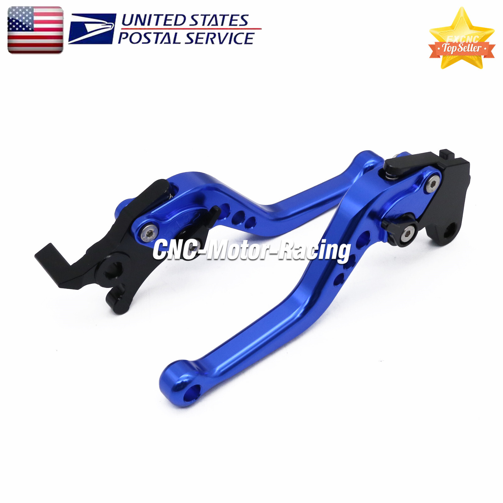 For Honda VTX1300 2003-2008 Brake Clutch Levers & Grips Handle Short Motorcycle