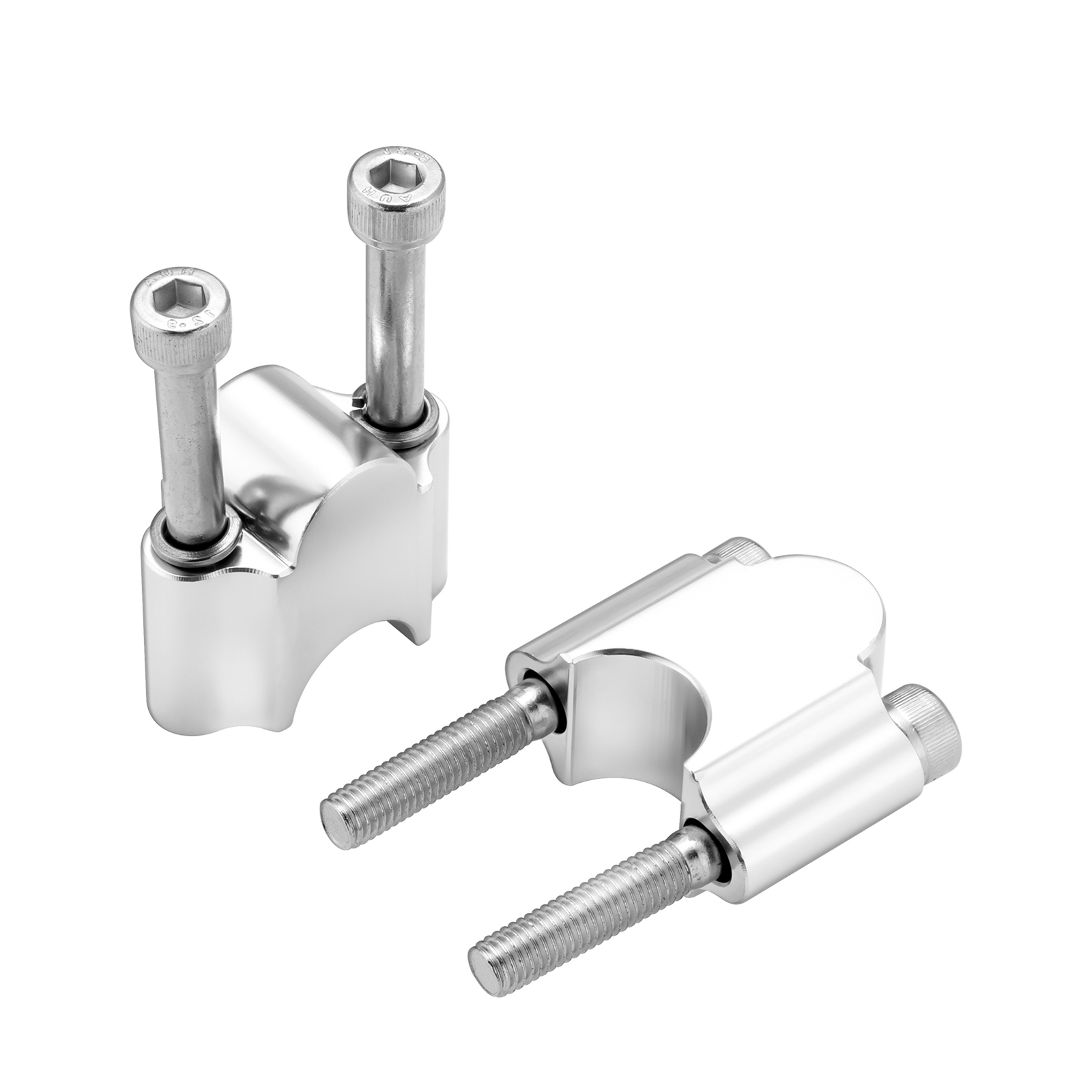 CNC Chrome Handlebar 7/8” 30mm Riser Kit Fit Universal Motorcycle ATV Dirt Bike