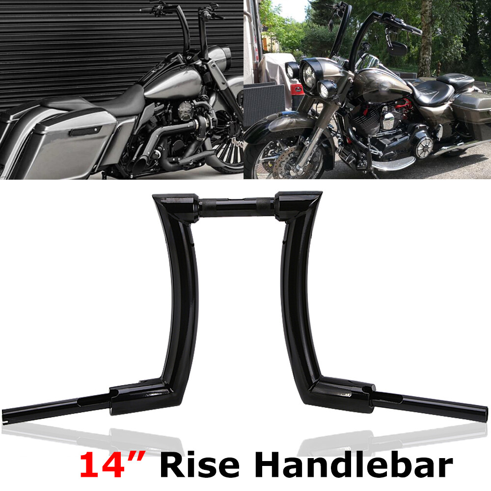12” 14” 16” 18” Rise Ape Hanger DNA MONSTER Fat Bars 2″ Handlebar For Harley