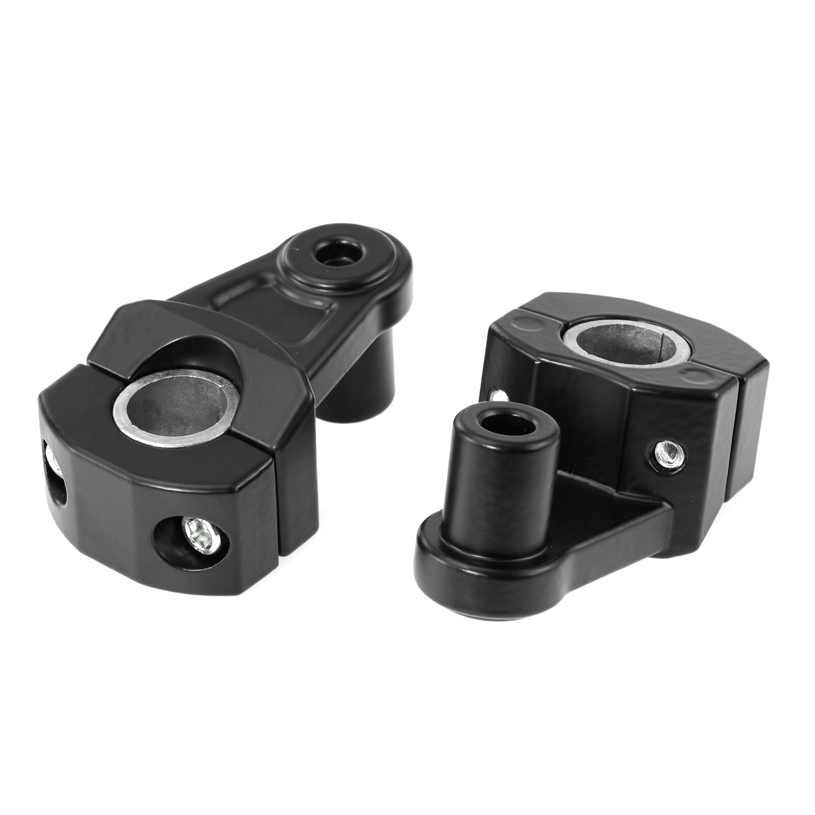 2pcs Motorcycle Handlebar Risers 7/8″ to 1 1/8″ 22mm 28mm Bar Risers Mount Clamp