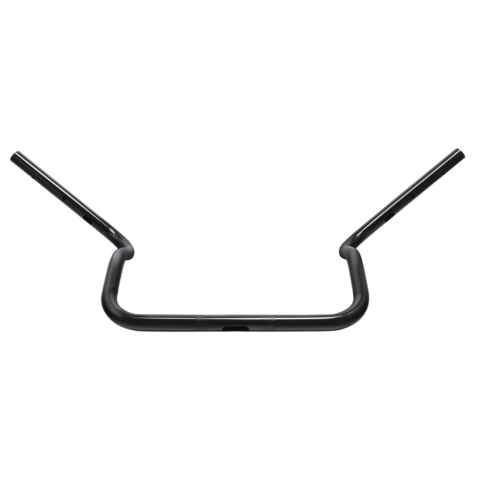 Black 12” Rise 1” Ape Hanger Handlebar Fit For Harley CVO Street Glide 23-26