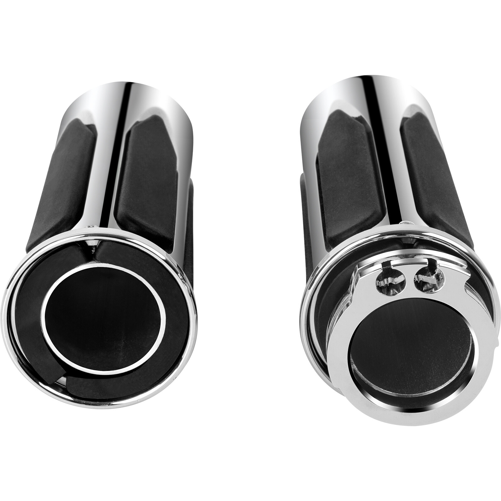 1″ Motorcycle Handlebar Hand Grips w/ Throttle For Harley FXST Softail Standard