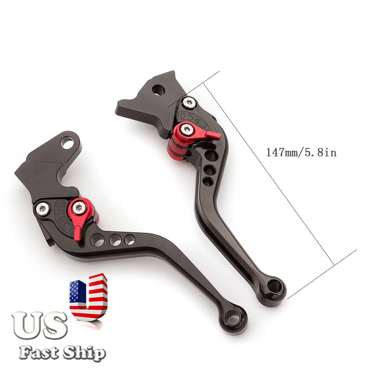 USA Short Clutch Brake Lever CNC For CBR900RR 1993-1999 CB919 2002-2007 03 04 05