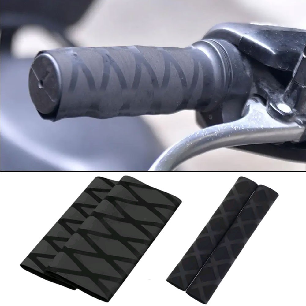 4x Motorcycle Handlebar Brake Grip Sleeve Cover Non-slip Rubber Pad Accessories