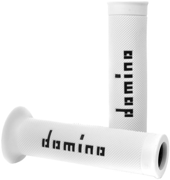 Domino Motogp Grip – White/Black Motorcycle Street Bike A01041C4046B7-0 58-2270