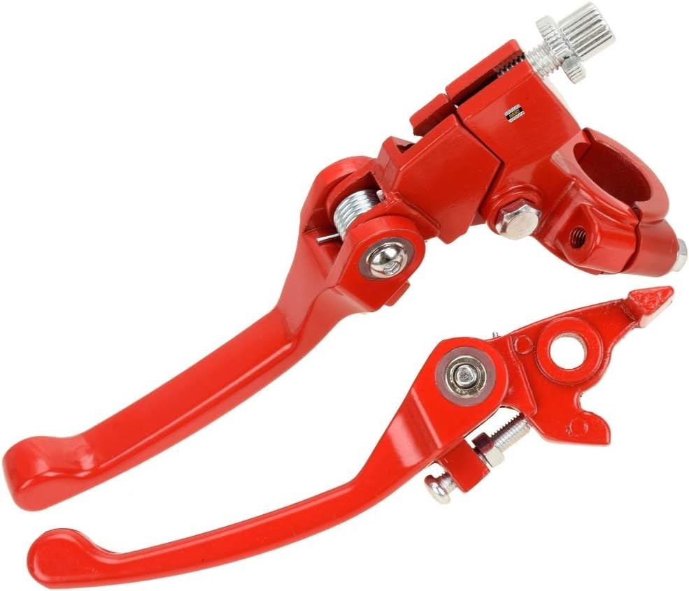 Durable Red Folding Clutch Lever for Chinese Pit Bikes – Easy Install