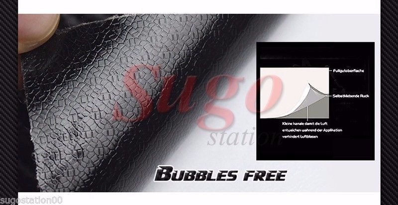 Premium Gloss 4D Carbon Fiber Vinyl Wrap Sticker Protection Film Sheet 5FT x 2FT