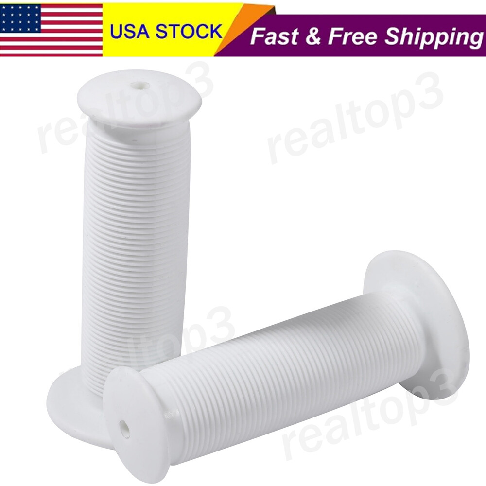 2pcs Motorcycle Scooter Bicycle Anti-Slip Soft Rubber Handlebar Hand Grip Cover