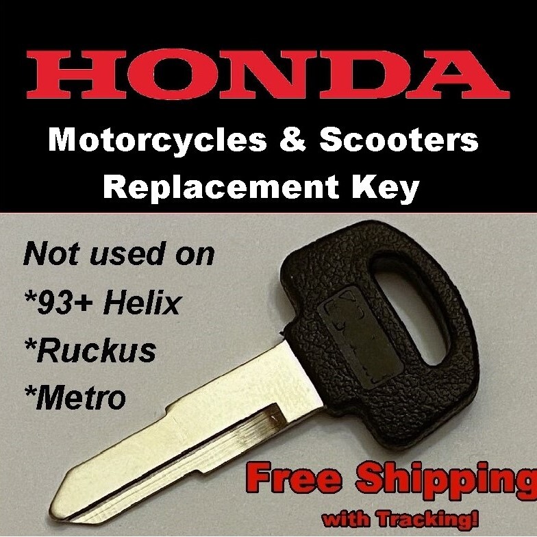 1 Cut to Code Key for Honda Scooter’s Motorcycles 3 digits 101-820