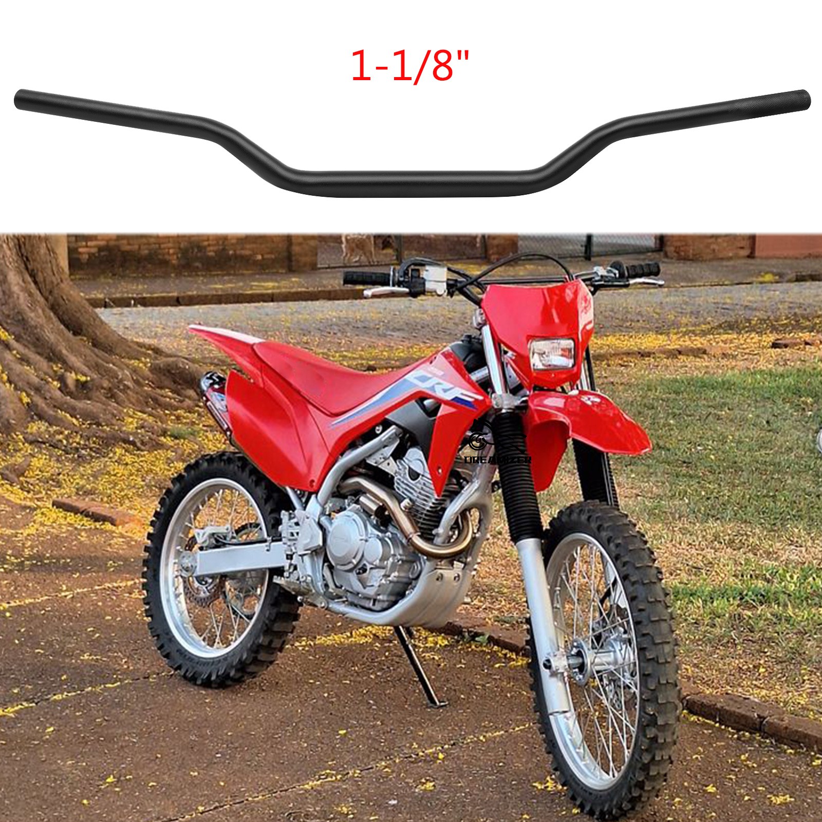 1-1/8″ 28mm Fat Bar Handlebar For Honda CRF250F CRF150F CRF125F CRF100F CRF450L