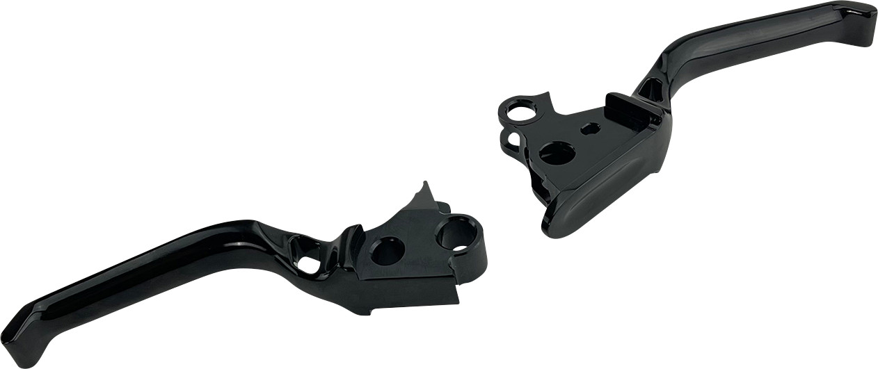 Arlen Ness Method Lever Set Black Harley Billet Aluminum CNC Machined 530-016