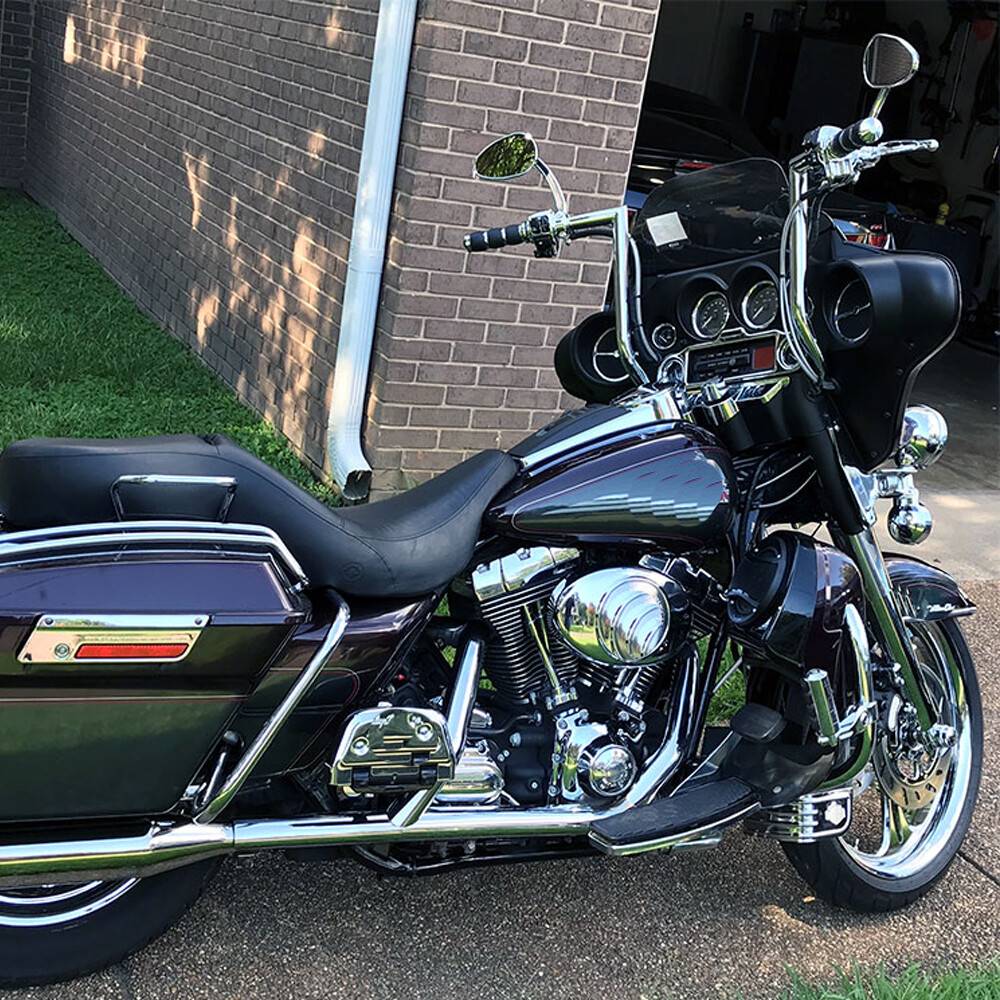 12″/14”/16”/18” Rise Ape Hanger Handlebar Fit For Harley FLHT Electra Glide